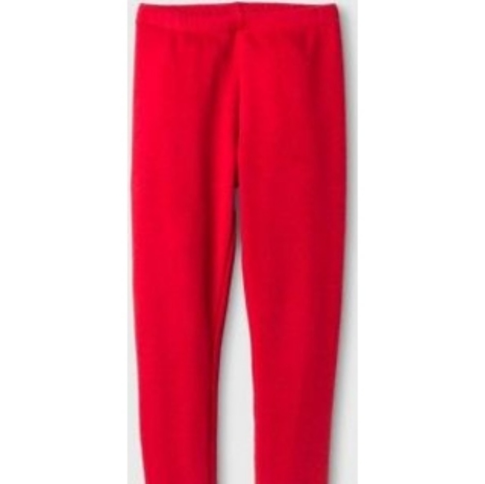 Red Cozy Pajama Leggings Unisex